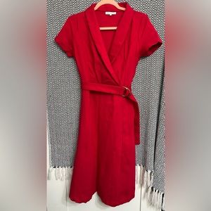 Retro Bombshell Pinup Red Dress